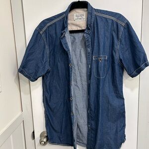 Casual Denim Button Down Shirt for Women